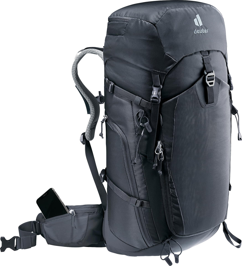 Deuter Trail Pro 34L SL trekking pole attachment for quick stow.
