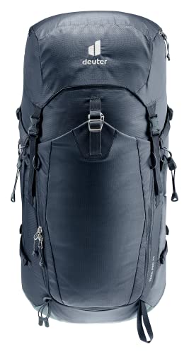 Deuter Trail Pro 36 rear view highlighting Airstripes back system and ventilation