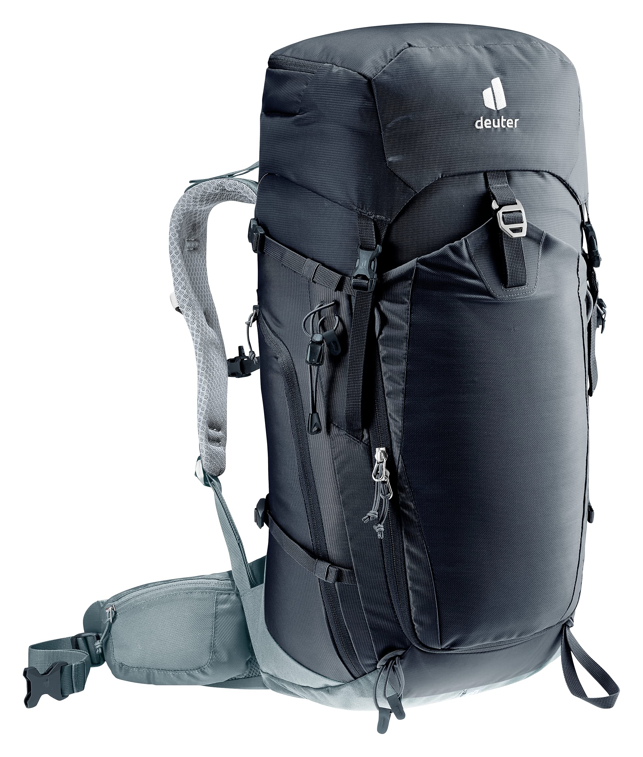 Bottom compartment access for organized gear separation