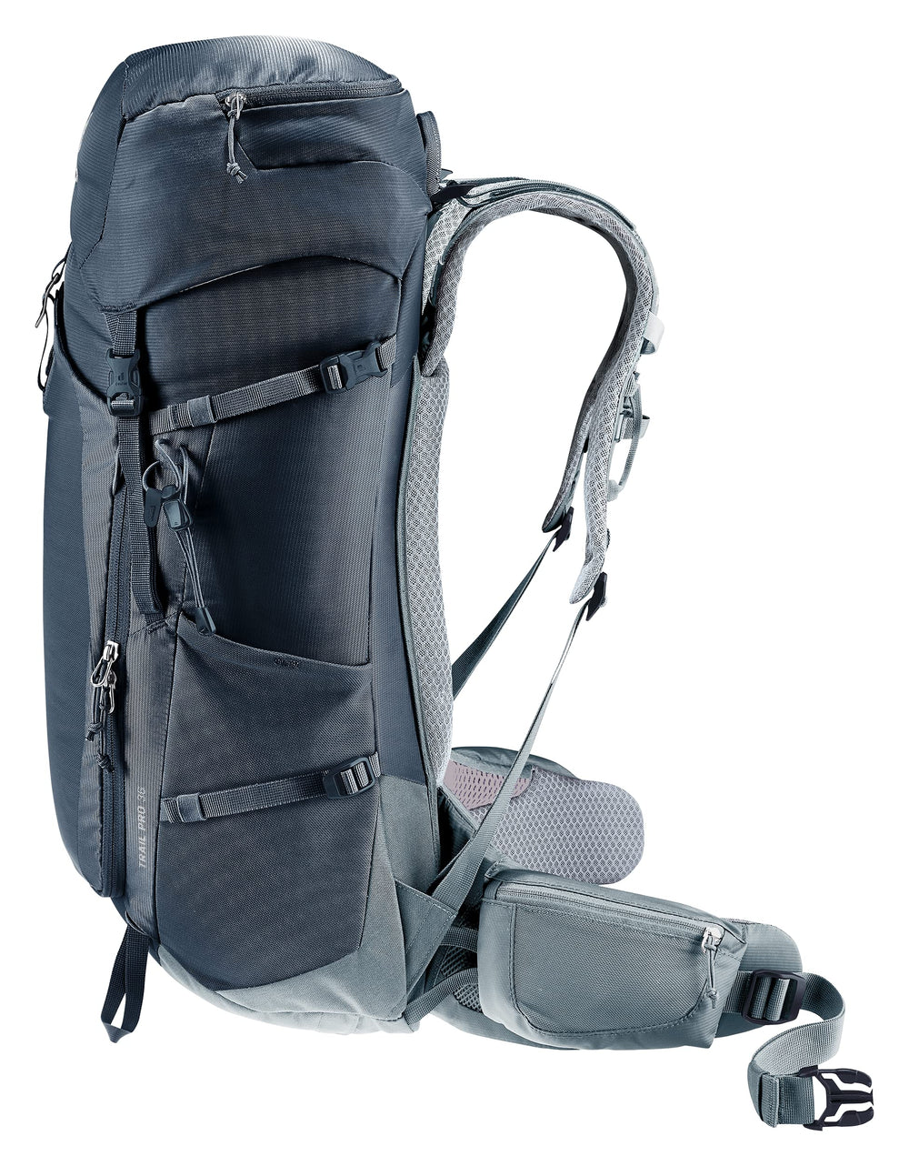 Helmet attachment point for via ferrata setups on the Trail Pro 36