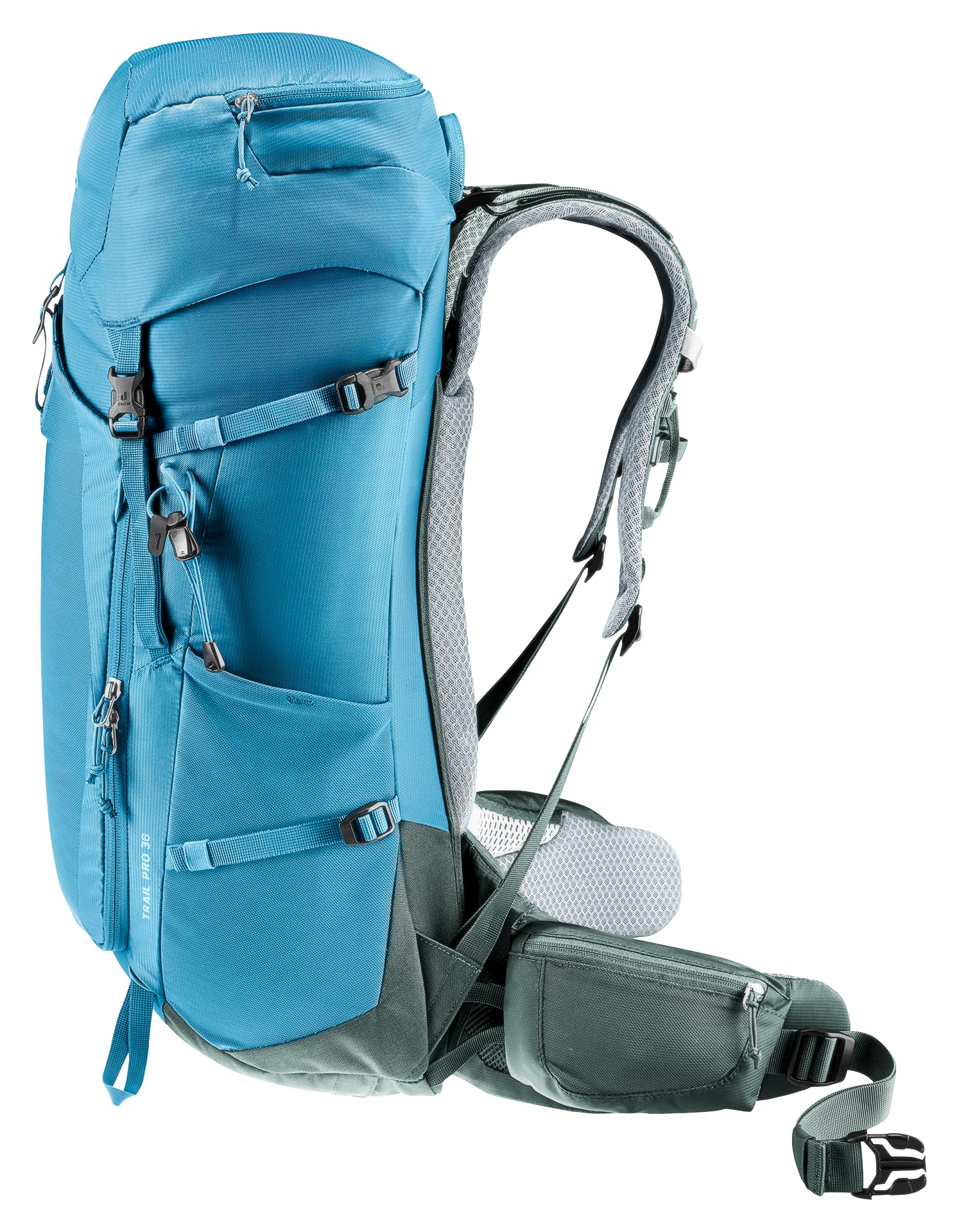 Deuter Trail Pro 36 bottom compartment keeps gear separated and organized