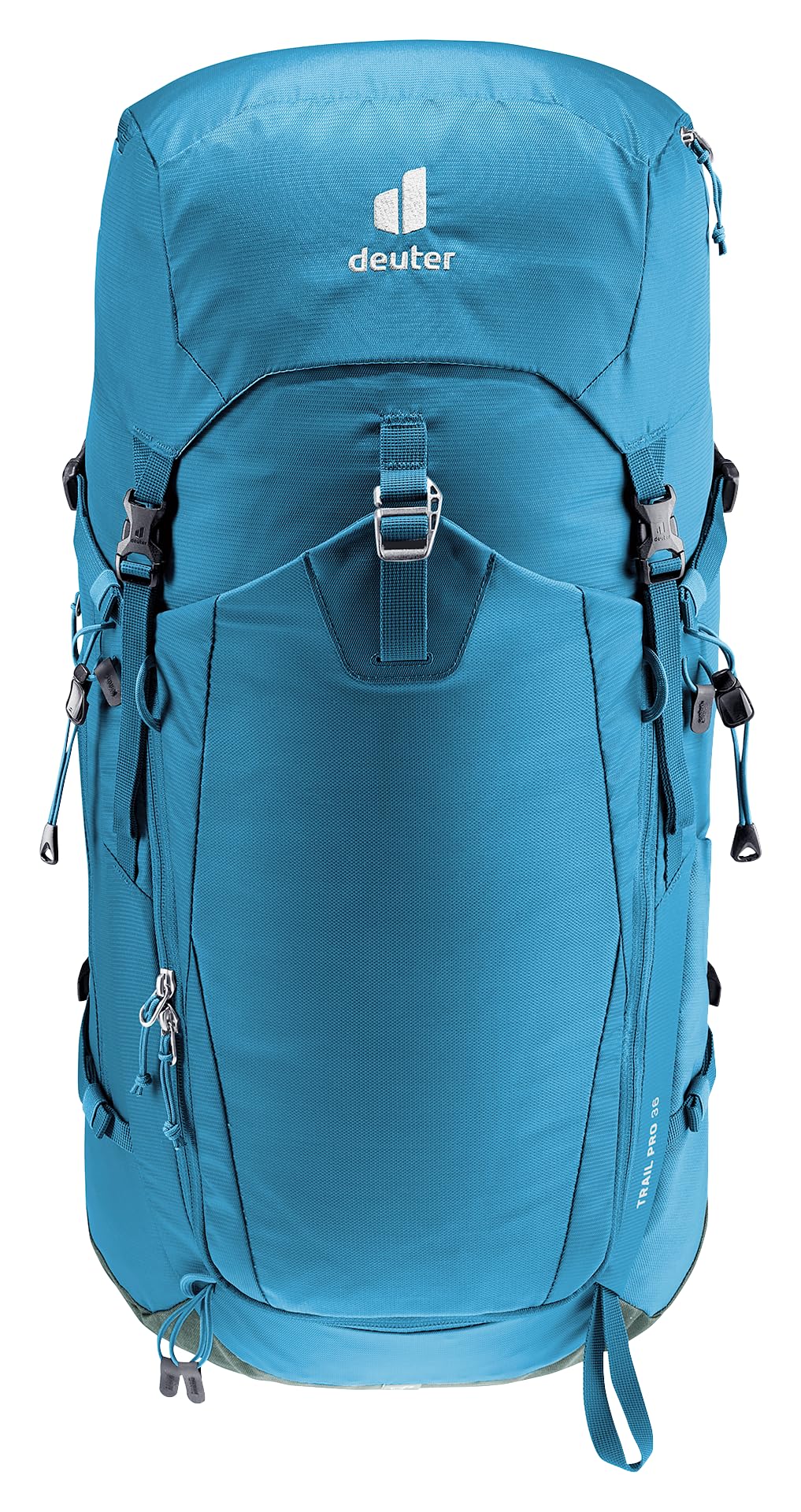 Deuter Trail Pro 36 helmet space lid provides headroom under helmets