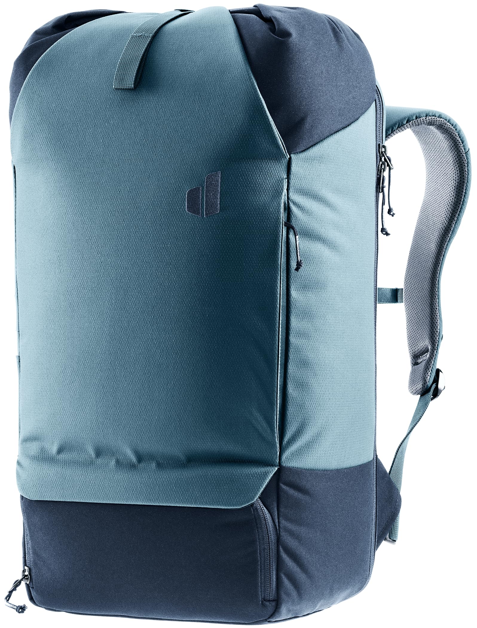 Deuter Utilion 30L backpack main compartment with organized daily commute storage.
