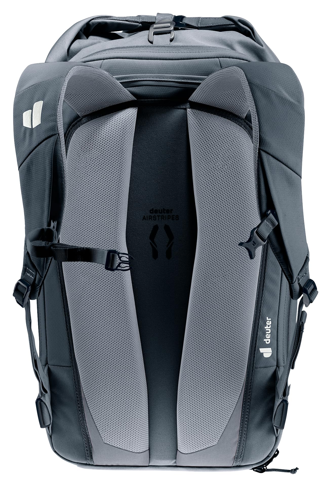 Deuter Utilion 30L backpack side view showing expandable storage