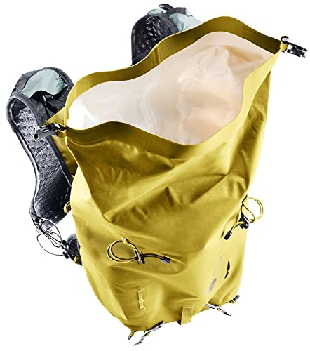 Deuter Vertrail 16L ice axe attachment secures tools on alpine trips.