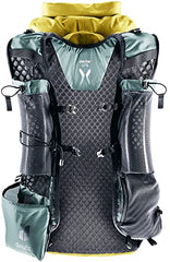 Deuter Vertrail 16L straps detail emphasizes vest-style comfort and freedom of movement.