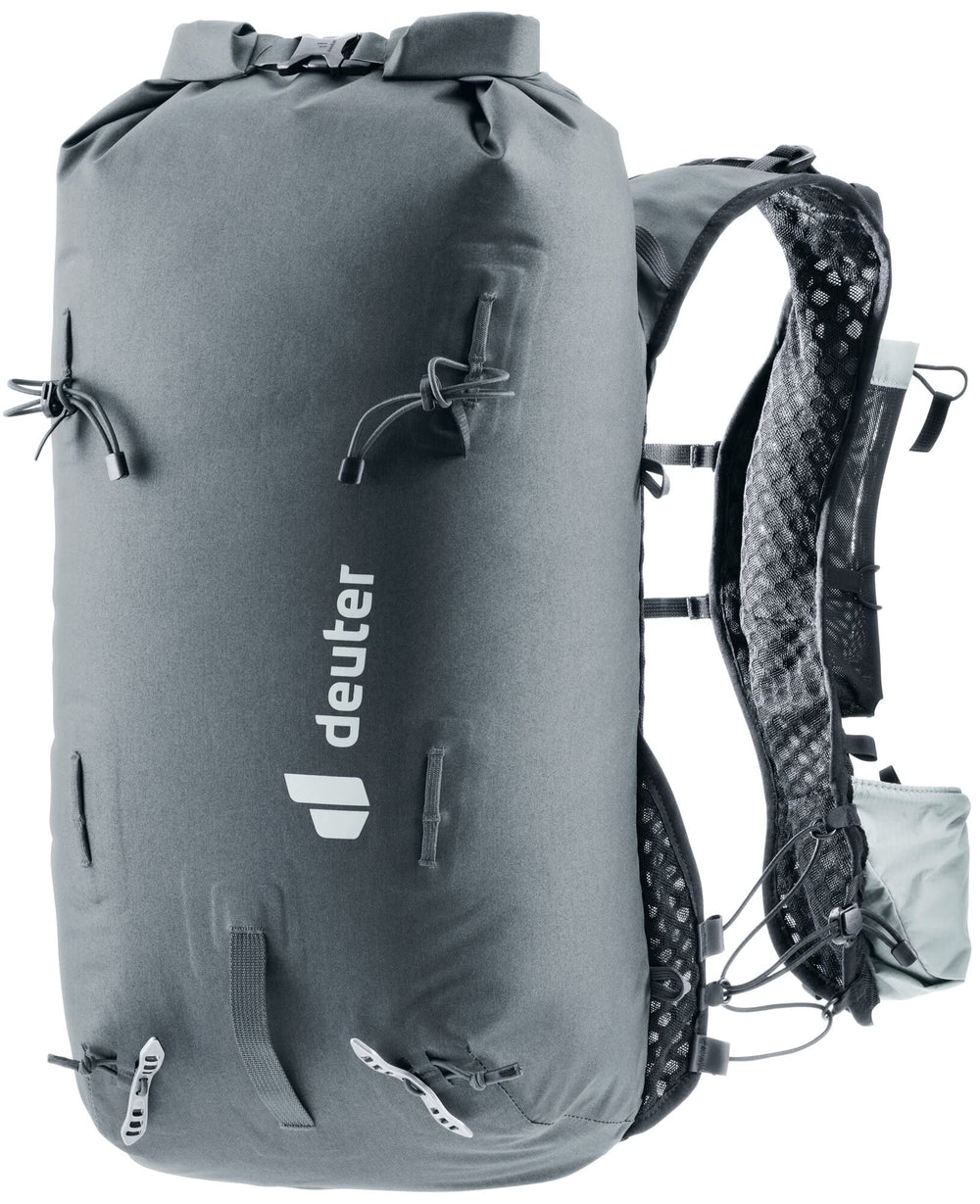 Deuter Vertrail 16L Alpine Backpack front view highlighting lightweight design for fast climbs