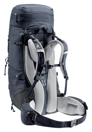 Deuter Women’s Aircontact Lite 45 + 10 SL load transfer keeps weight centered.