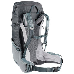 Deuter Futura 24 SL front pocket showing elastic pocket for quick-drying gear on trail.