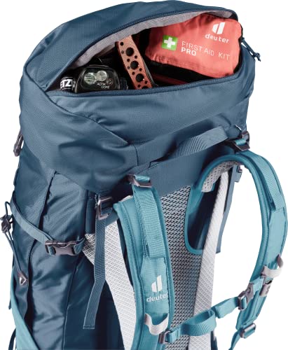Deuter Women's Futura Air Trek 45-10 dual-zip closure for easy access.