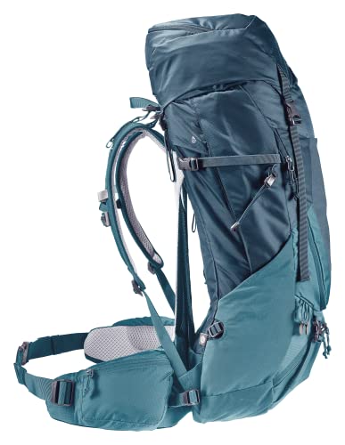 Deuter Women's Futura Air Trek 45-10 side pocket access for quick gear reach during hikes.