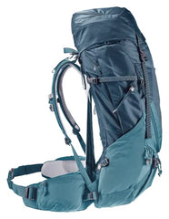 Deuter Women's Futura Air Trek 45-10 side pocket access for quick gear reach during hikes.