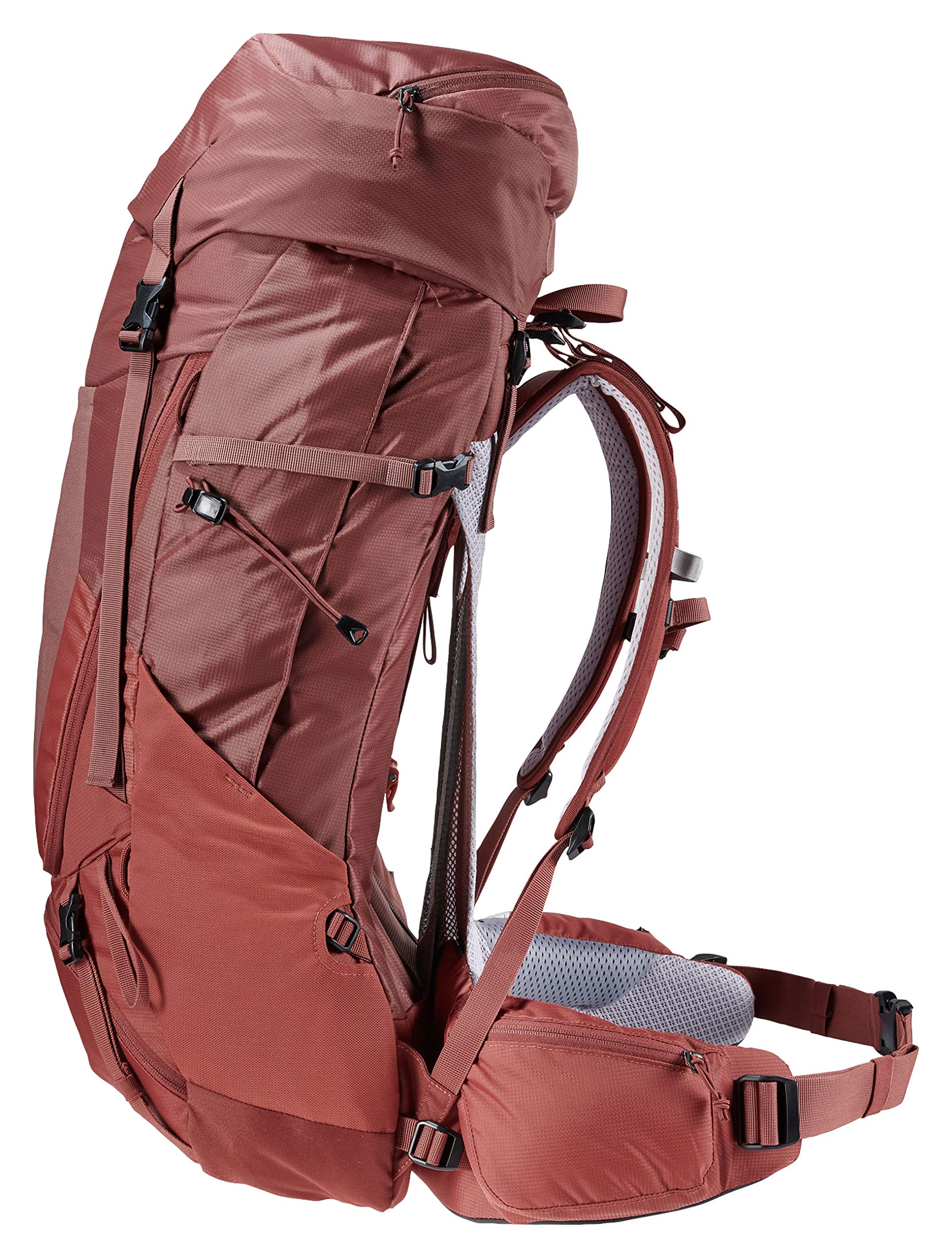 Deuter Women's Futura Air Trek 45+10 SL bottom compartment for gear separation.