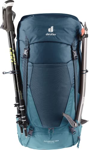 Deuter Women's Futura Air Trek 45-10 VariFlex hip fins for comfortable load transfer during hikes.