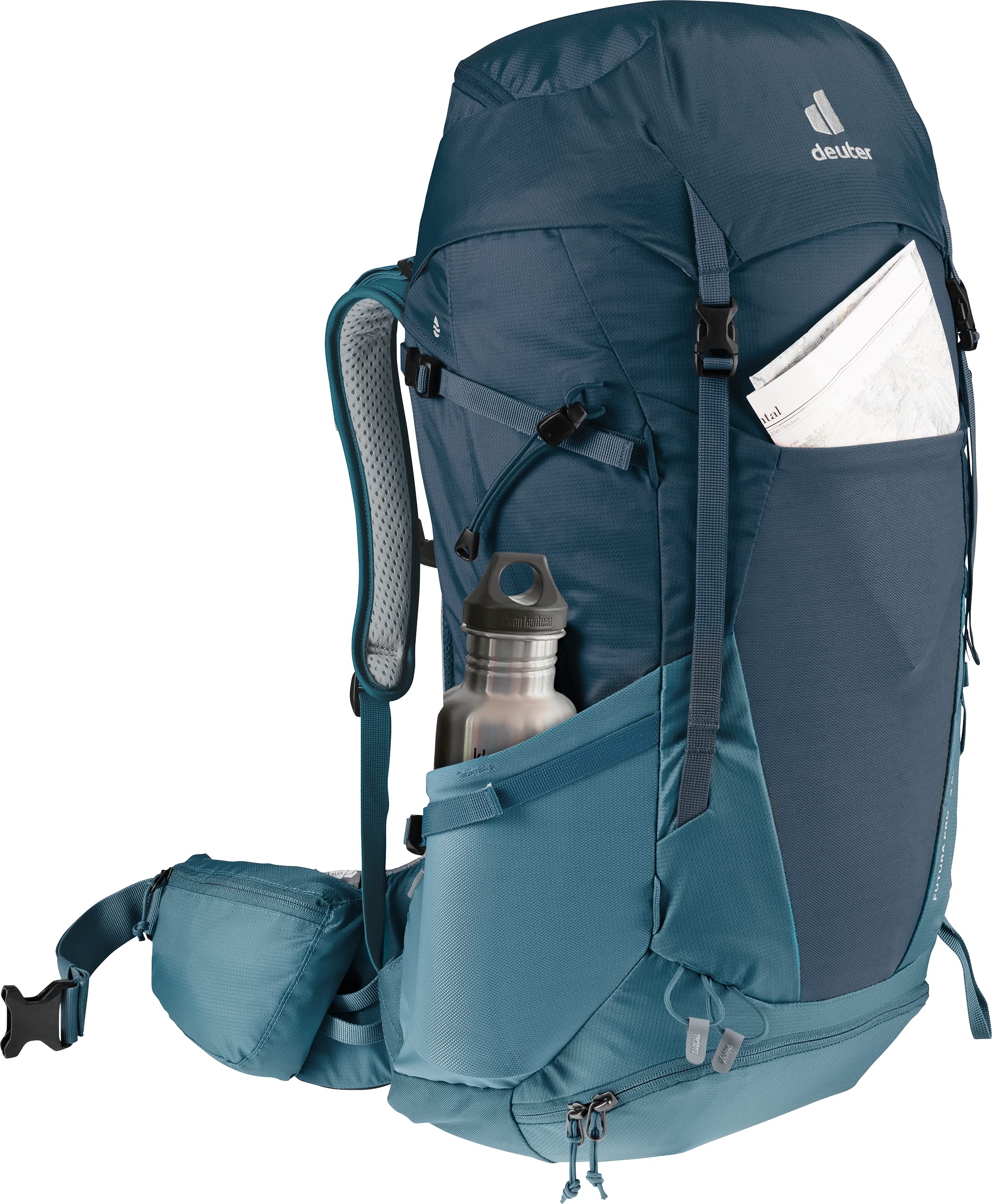 Deuter Women's Futura Pro 38 SL gear-organization compartments for easy packing