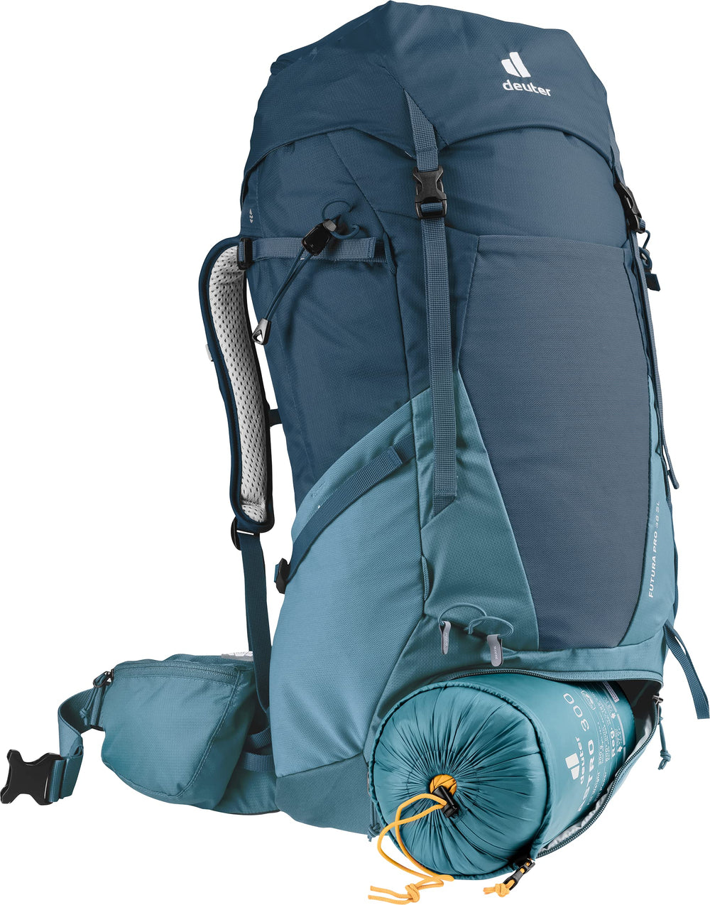 Deuter Women's Futura Pro 38 SL adjustable straps aid secure fit