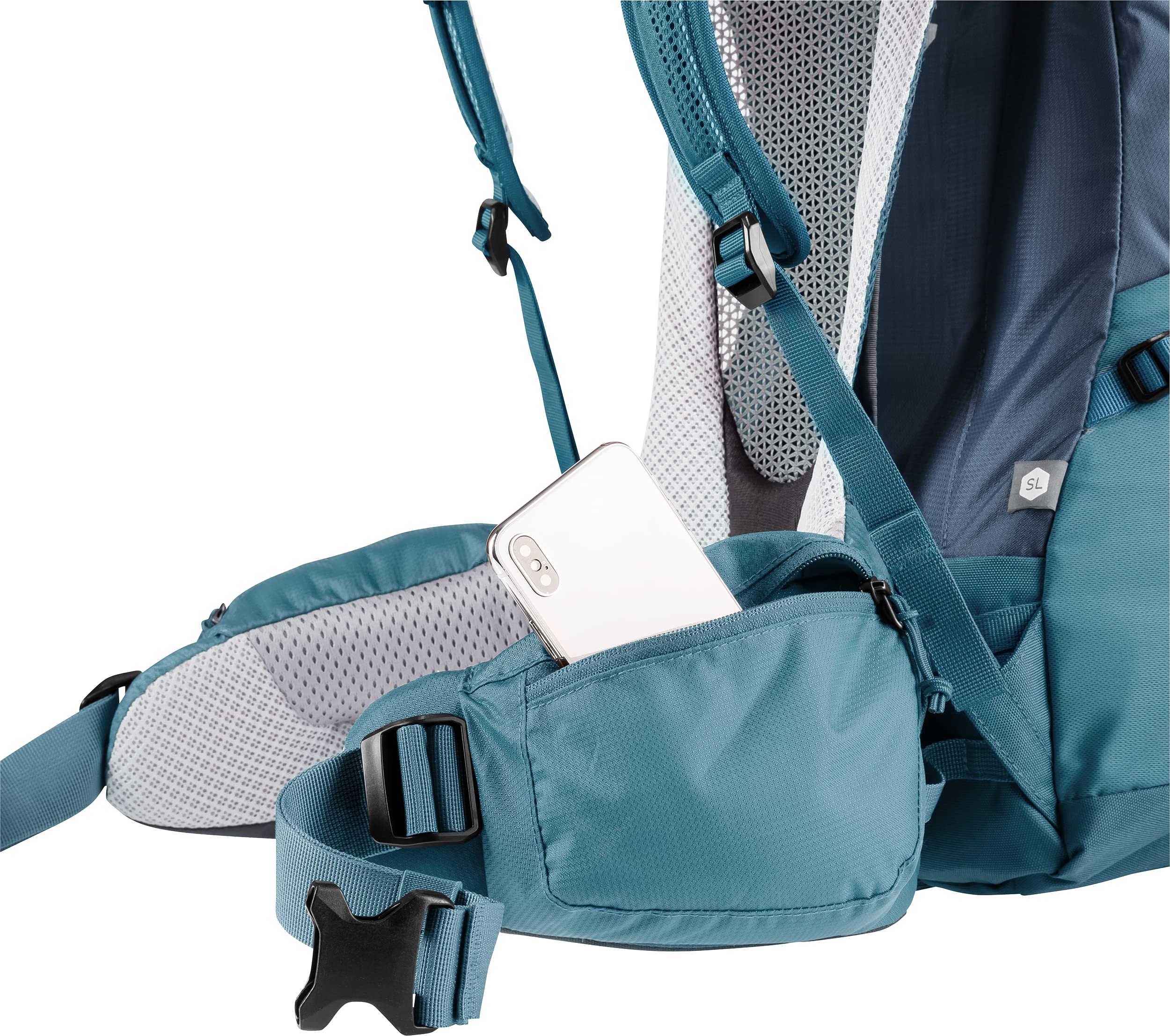 Deuter Women's Futura Pro 38 SL trail-adventure scene demonstrates use for hikes