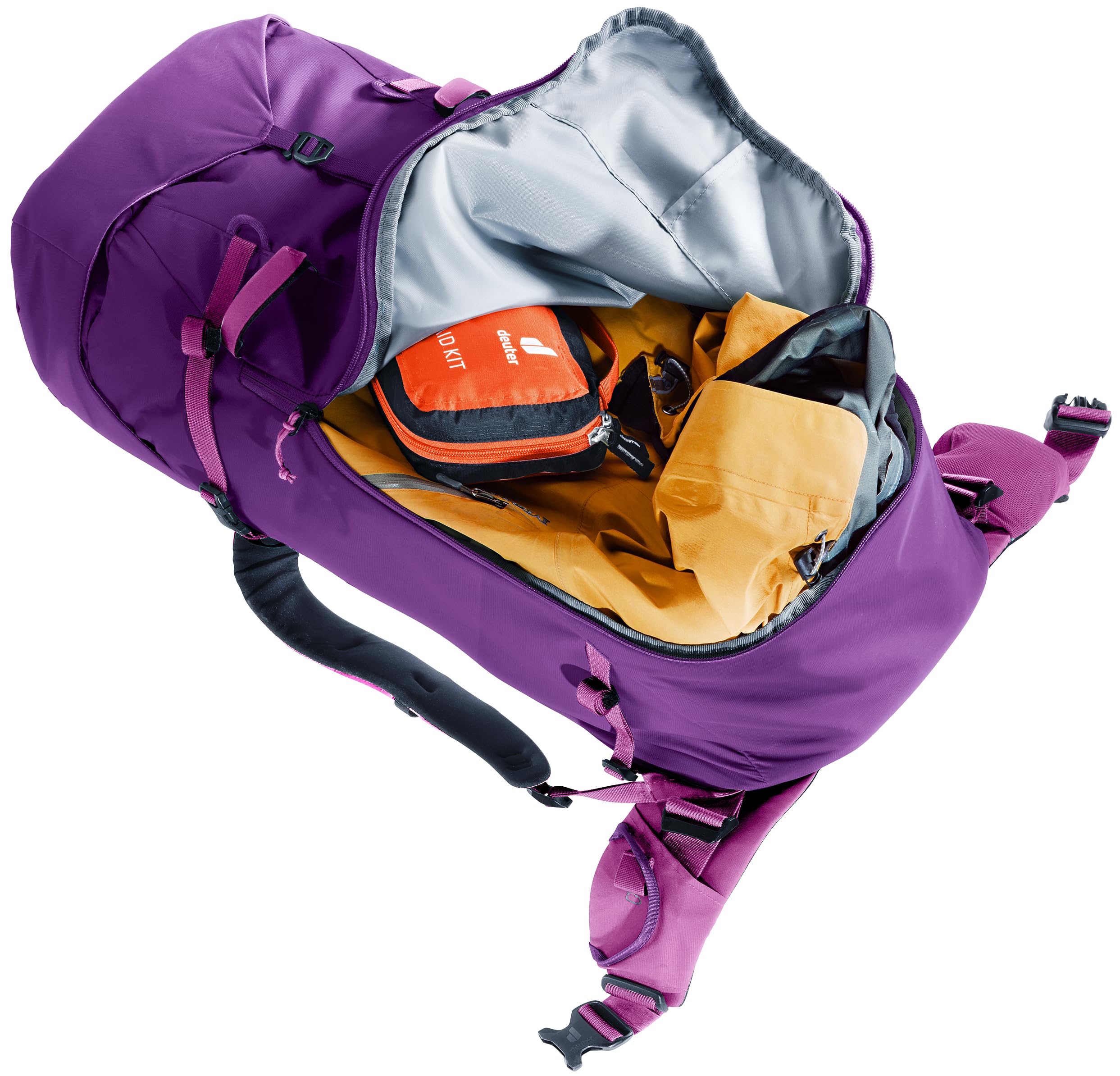 Deuter Guide 32+8L hydration compatible up to 3L for long days.