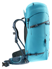 Deuter Guide 42+8 SL, back panel close-up, durable construction.