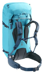 Deuter Guide 42+8 SL, top lid, adjustable for quick gear access.