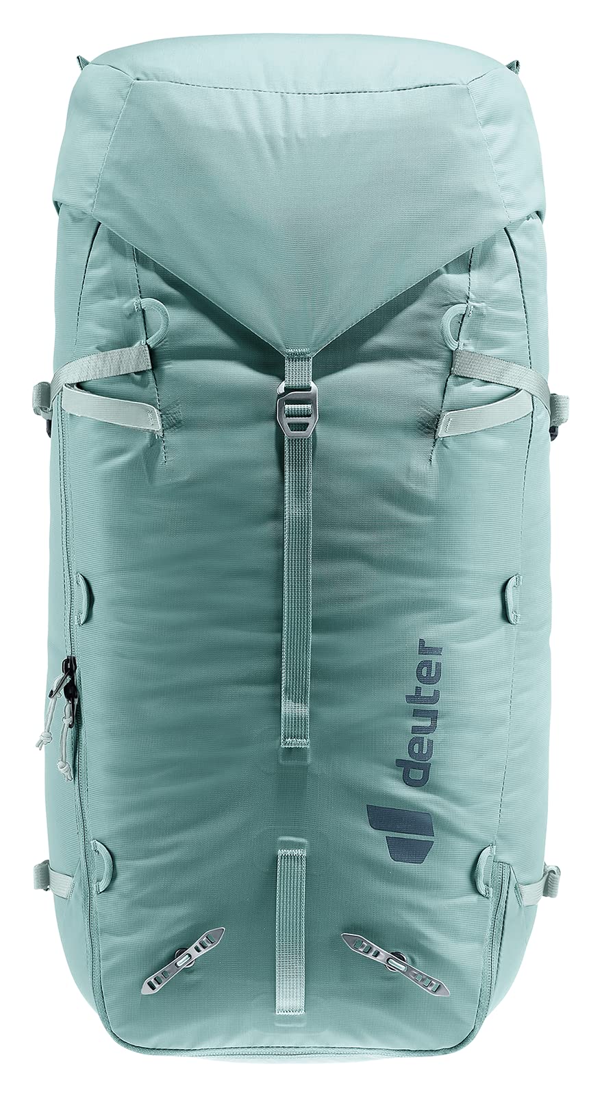 Deuter Women’s Guide 42-8 SL hiking pole attachments for dynamic terrain.