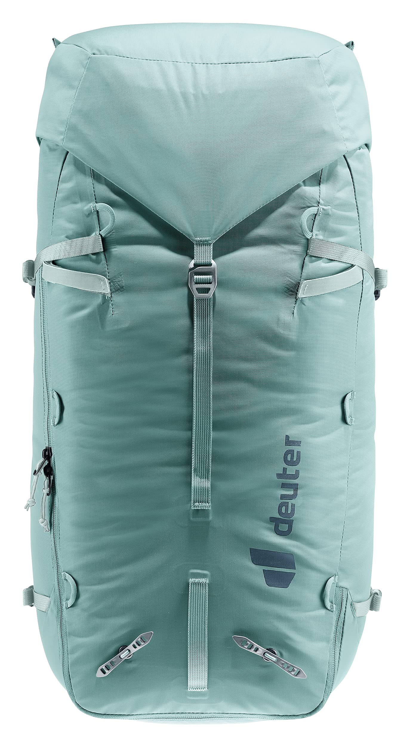Deuter Women’s Guide 42-8 SL ice axe attachment for climbing versatility.
