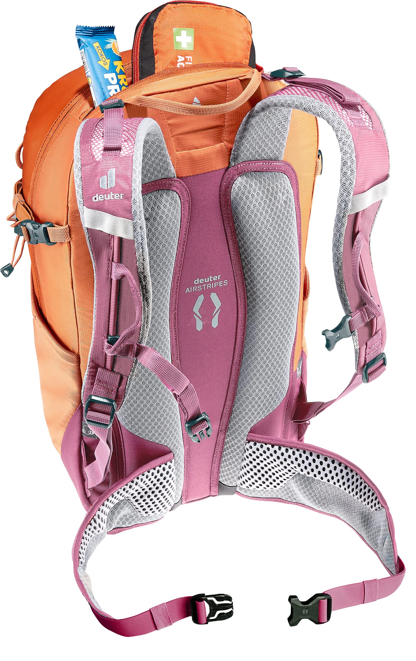 Deuter Women's Trail 23L SL attachment points for poles and ice tools