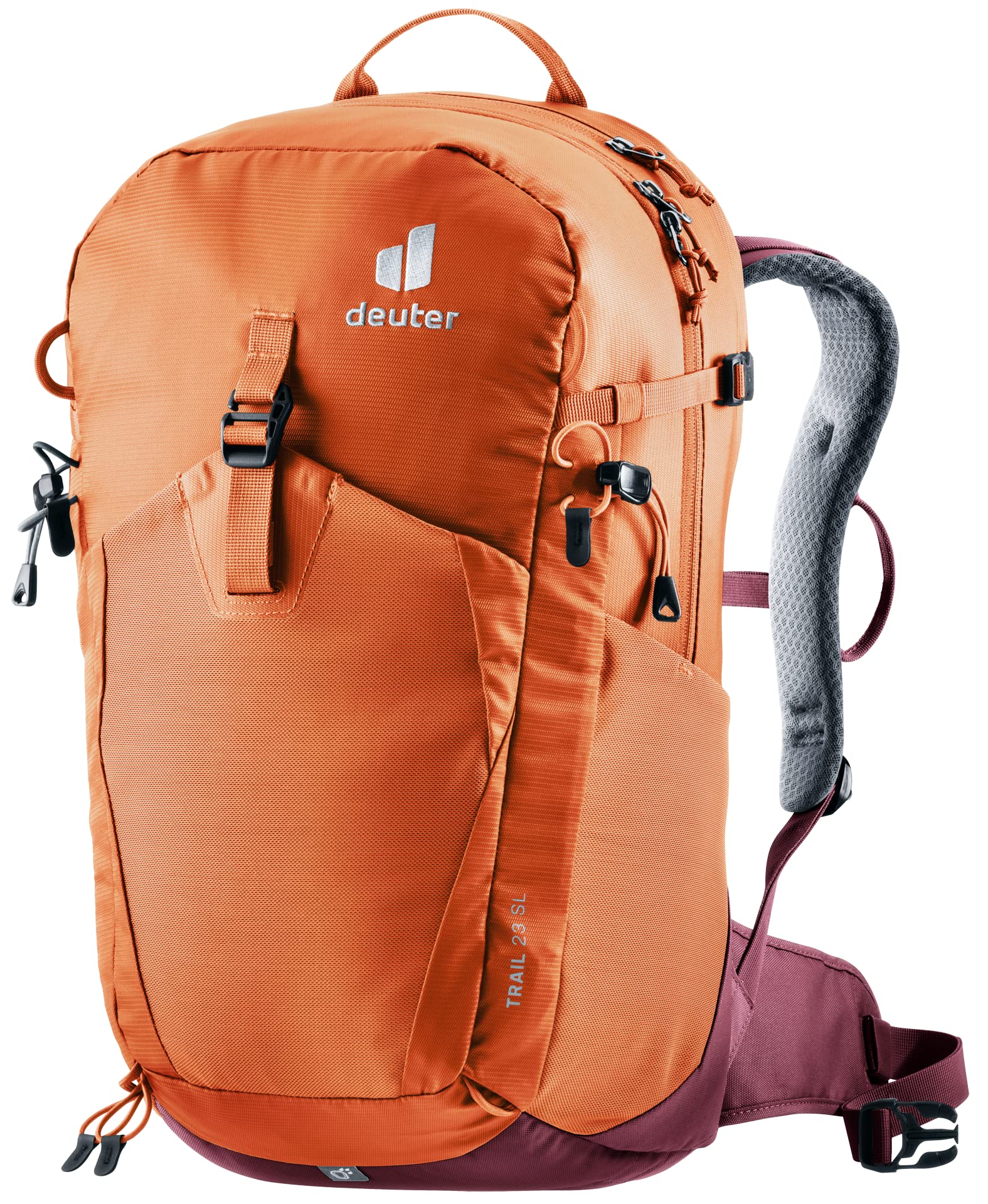 Deuter Women's Trail 23L SL back system enhances airflow for cooling during rides