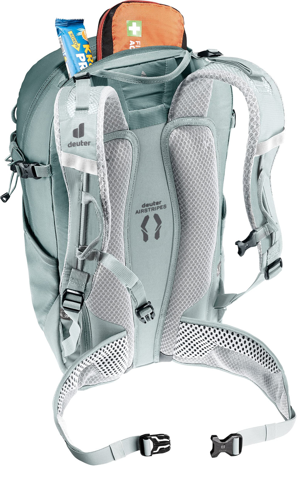 Deuter Women's Trail 23L SL trekking-pole attachments enable quick mounting.
