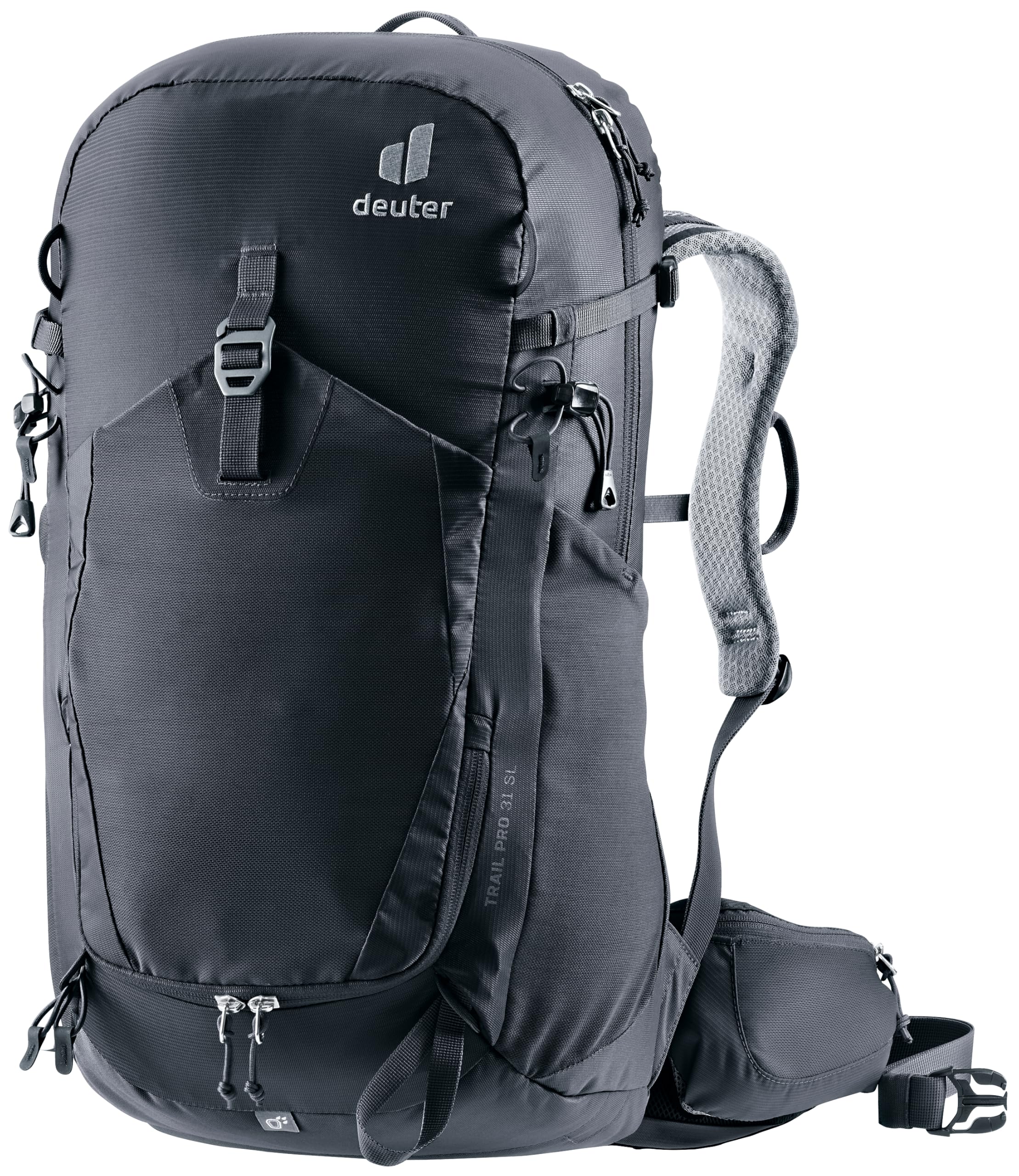 Deuter Trail Pro 31 SL airstripes back system delivers breathable support on climbs.