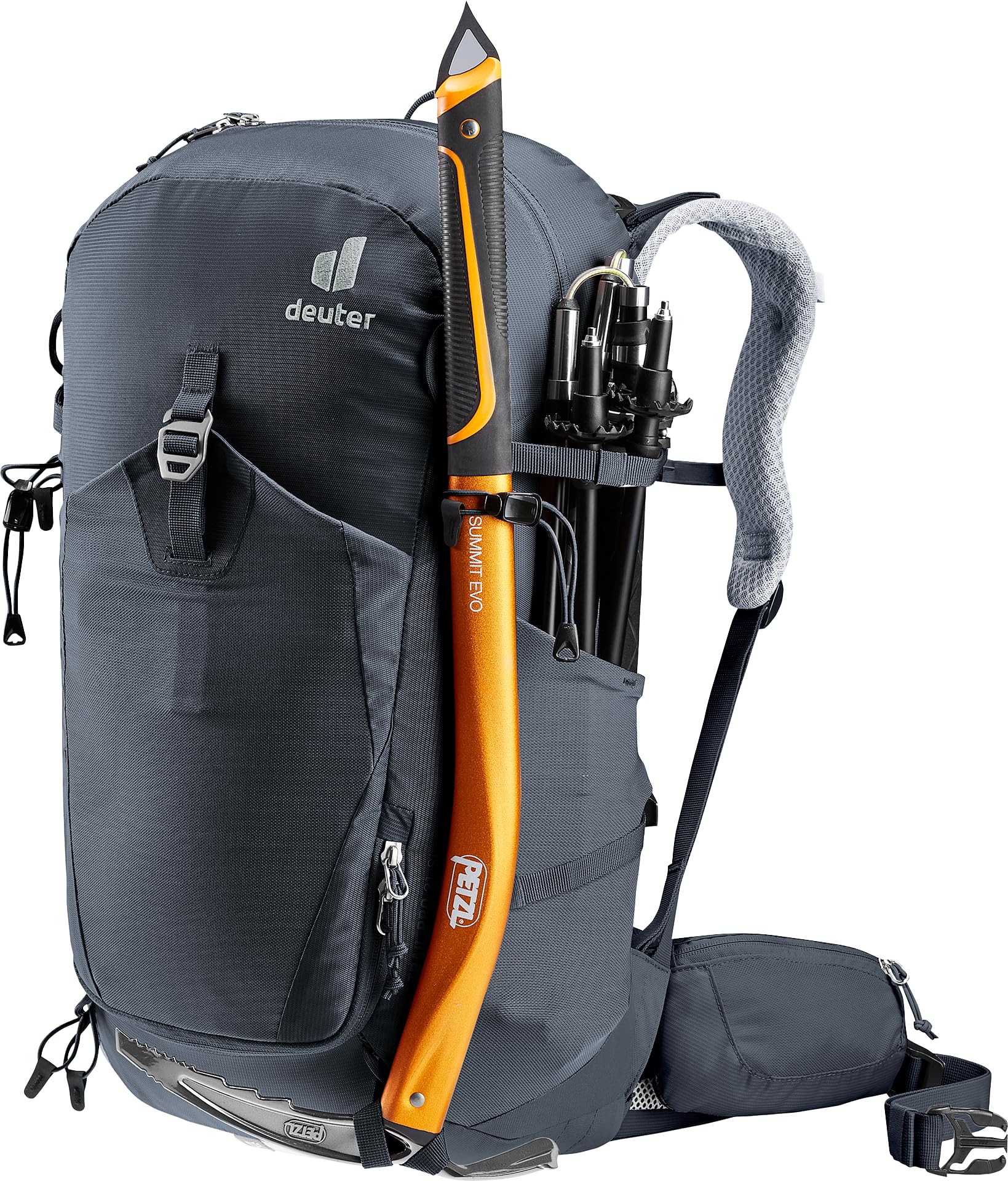 Deuter Trail Pro 31 SL bottom compartment for organized gear separation.