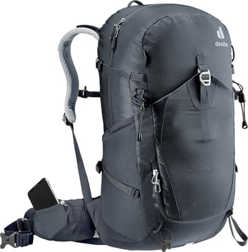 Deuter Trail Pro 31 SL lightweight hip fins for stable, balanced carry.