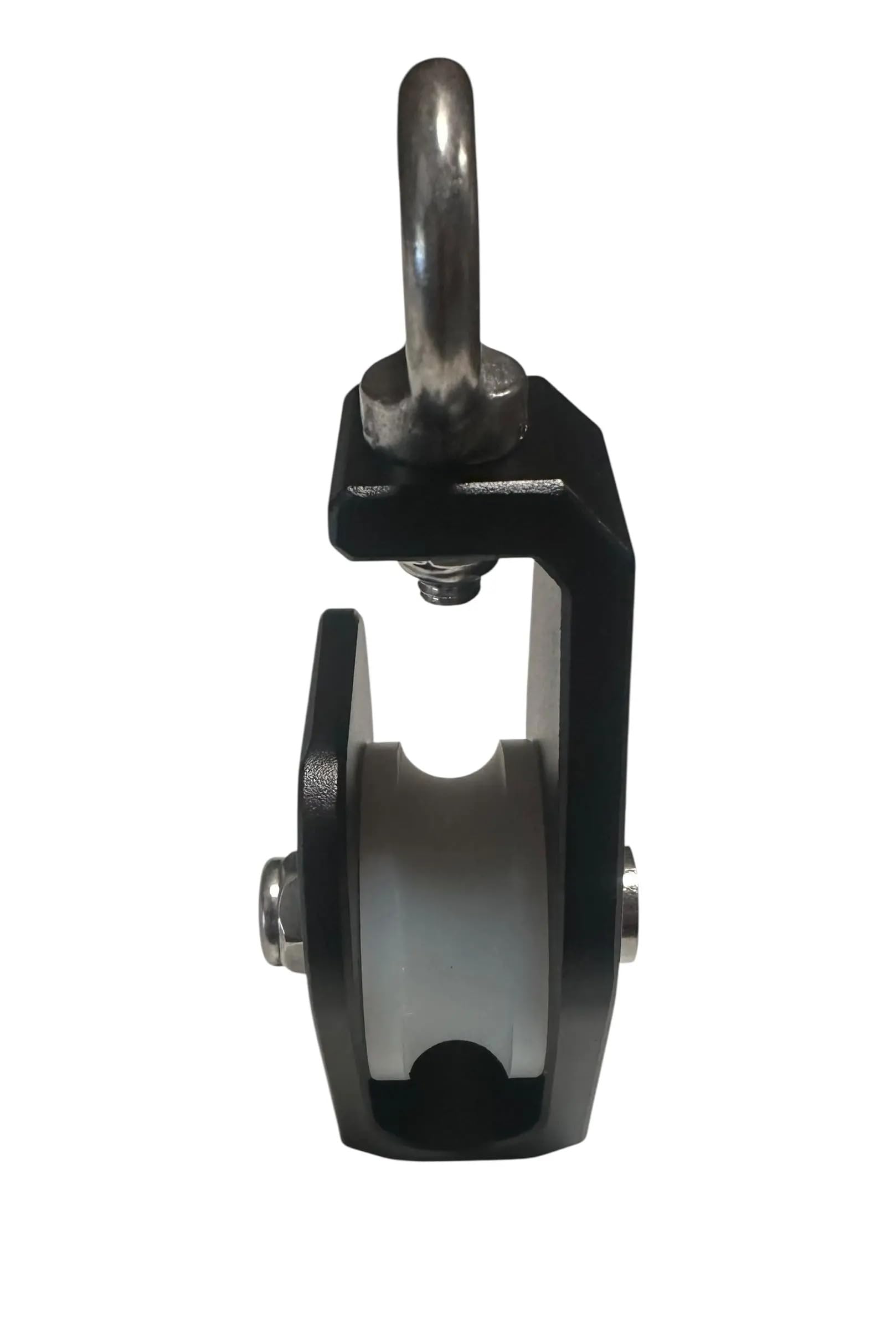 Heavy-duty all-metal construction resists saltwater for durable pot hauling.