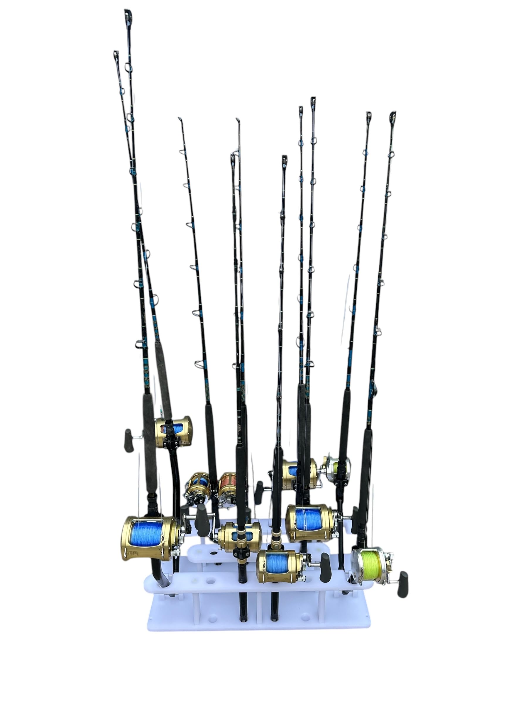 Dev Fishing fph16 bent butt rod holder with flush rests for tidy boat storage.