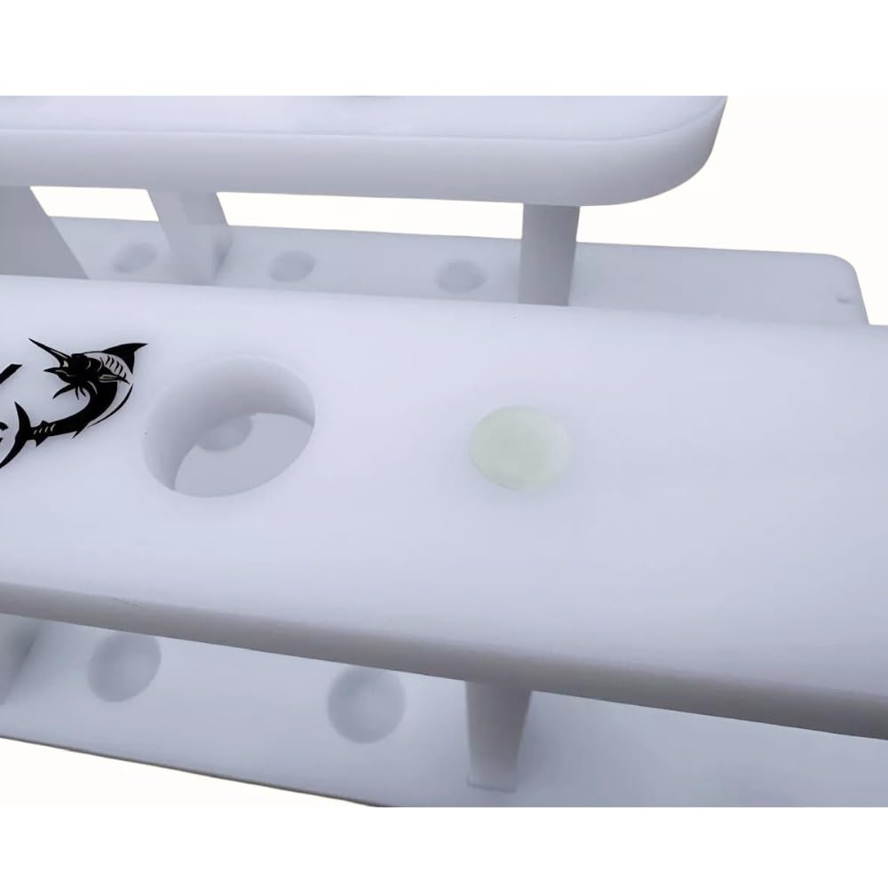 Dev Fishing fph16 portable rod rack fits garages or closets for easy storage.