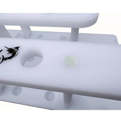Dev Fishing fph16 portable rod rack fits garages or closets for easy storage.
