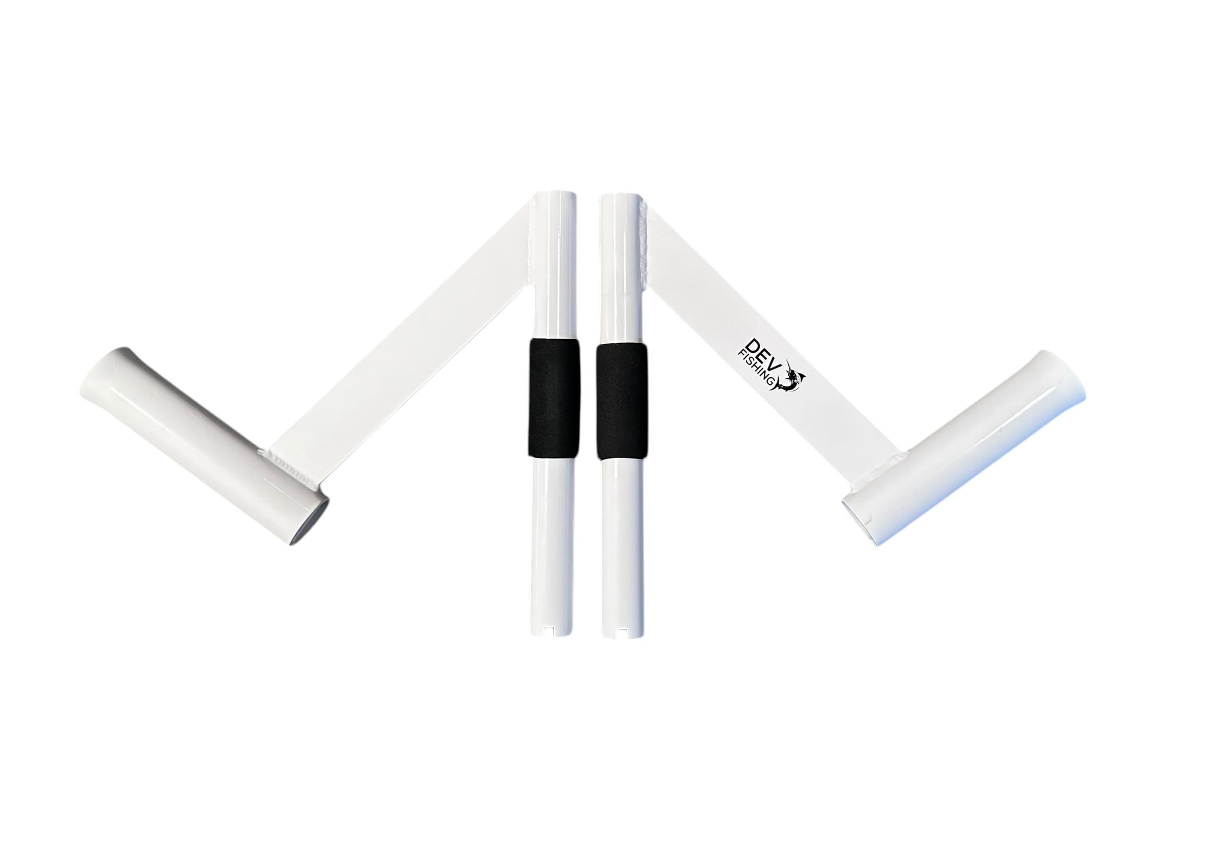 Dev Fishing HTPH100 dual outrigger setup enhances stability and rod access