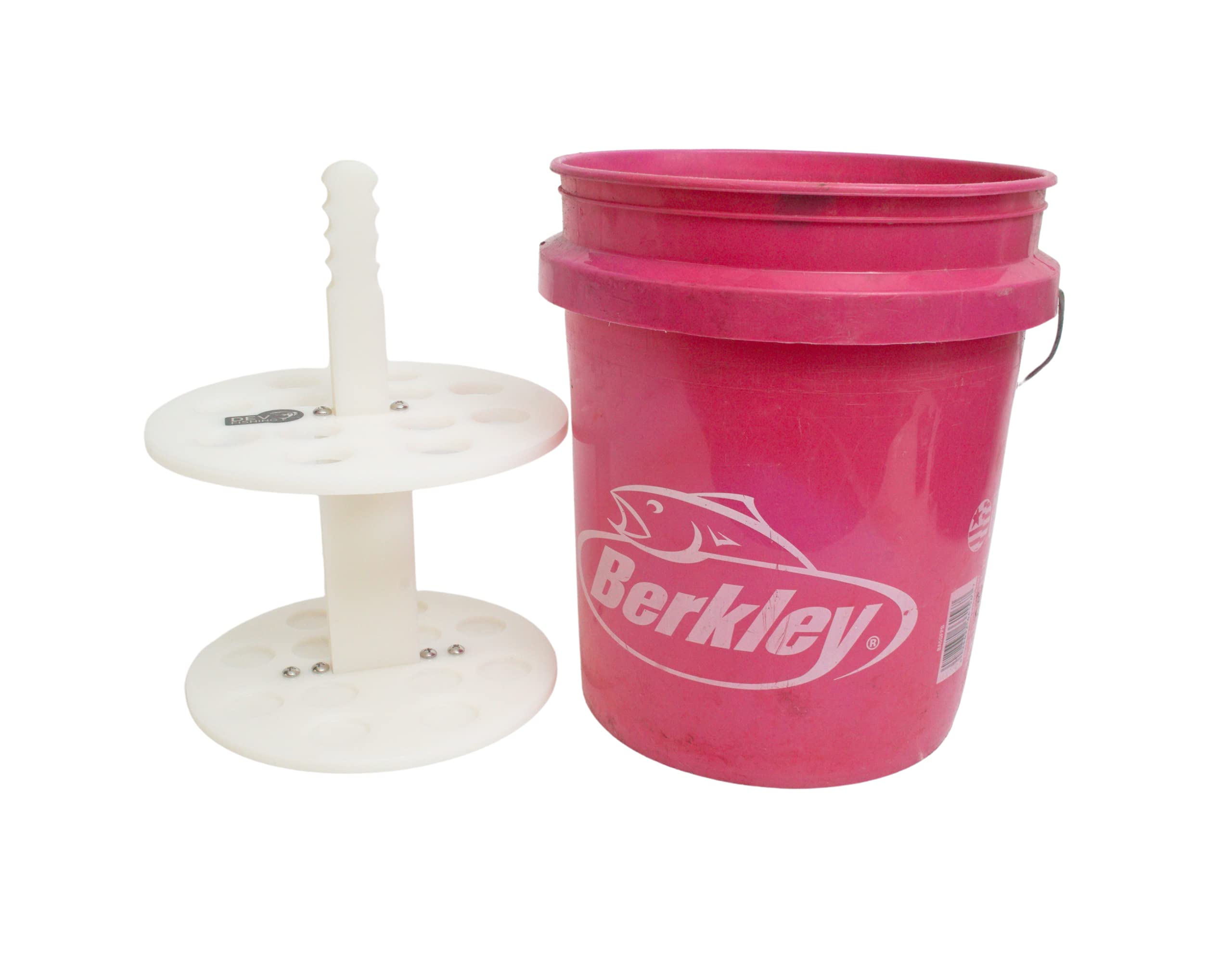 Dev Fishing rack stands 7.6 inches high with a compact footprint.