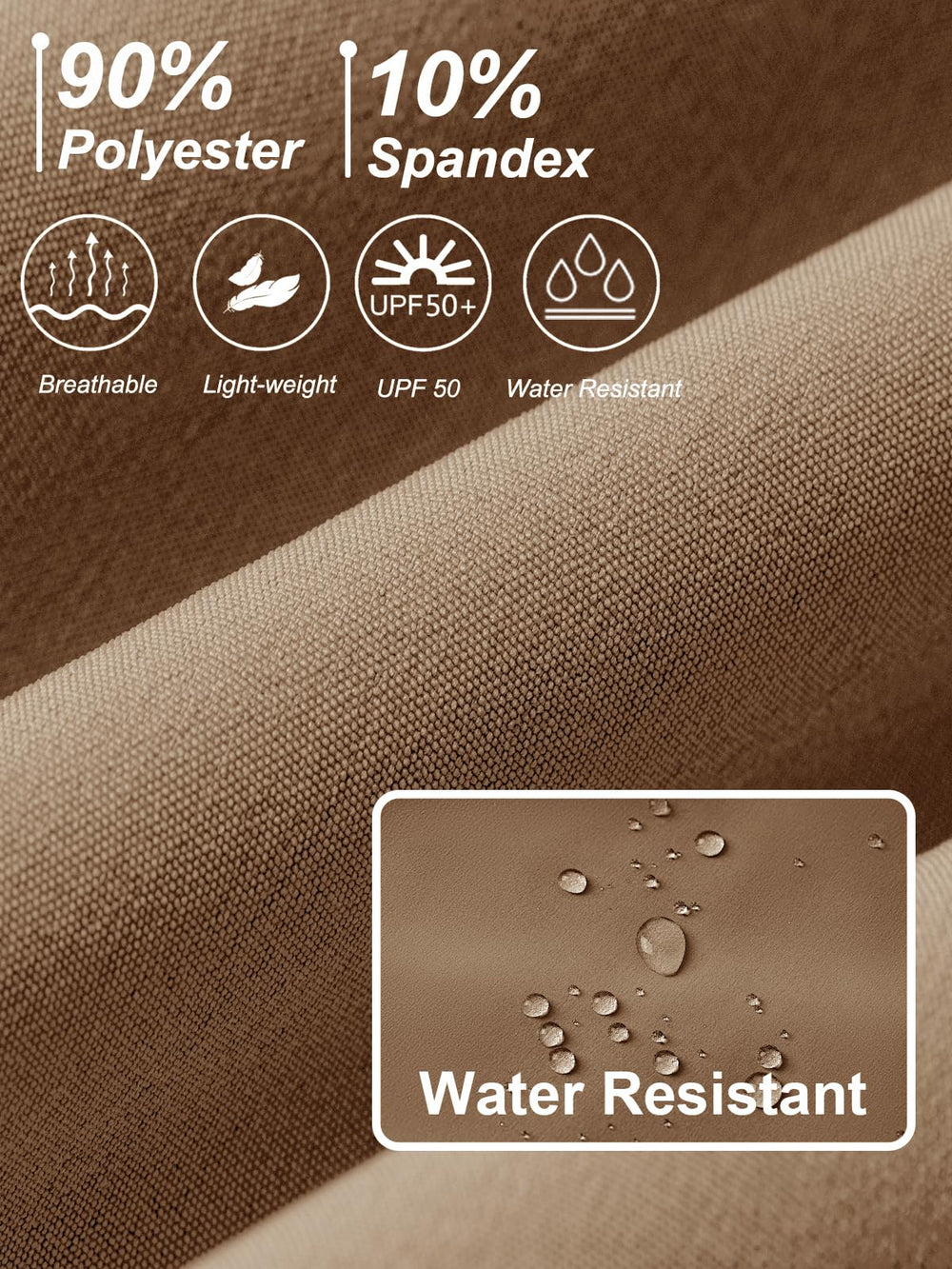 DEVOROPA dark khaki color pairs with gear for outdoor adventures