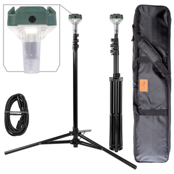 Devos LightRanger 800-lumen lantern in use provides broad campsite illumination