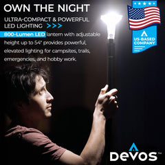 Devos LIGHTRANGER 800 Mini 800 lumens brightens large outdoor spaces for gatherings.