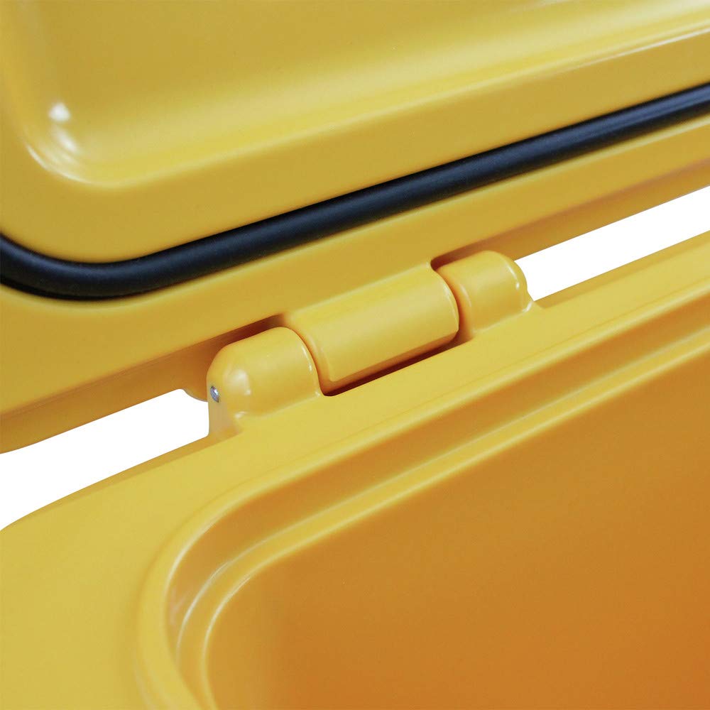 DEWALT 25 Qt cooler bottle opener adds convenience for beverages.
