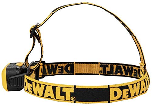 DEWALT headlamp IP54 rating protects against dust and water in tough jobs.