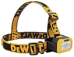 DEWALT headlamp motion sensor enables hands-free control and faster adjustments.