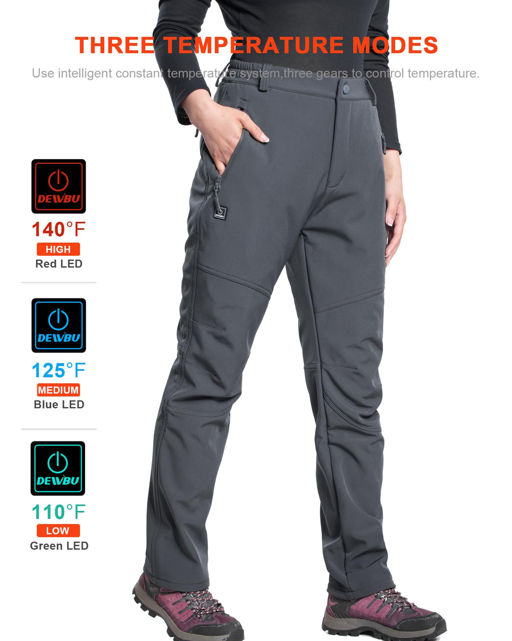 DEWBU waterproof softshell fabric resists wind for outdoor use.