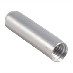 Dewey Rods LGA aluminum brush adapter for .27 cal on a cleaning rod, ready for use