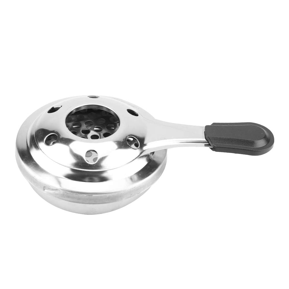 DEWIN Mini Stove durability image highlights rugged stainless steel for outdoor cooking.