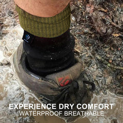 DexShell Thermlite merino texture highlighting soft warmth for wet walking.