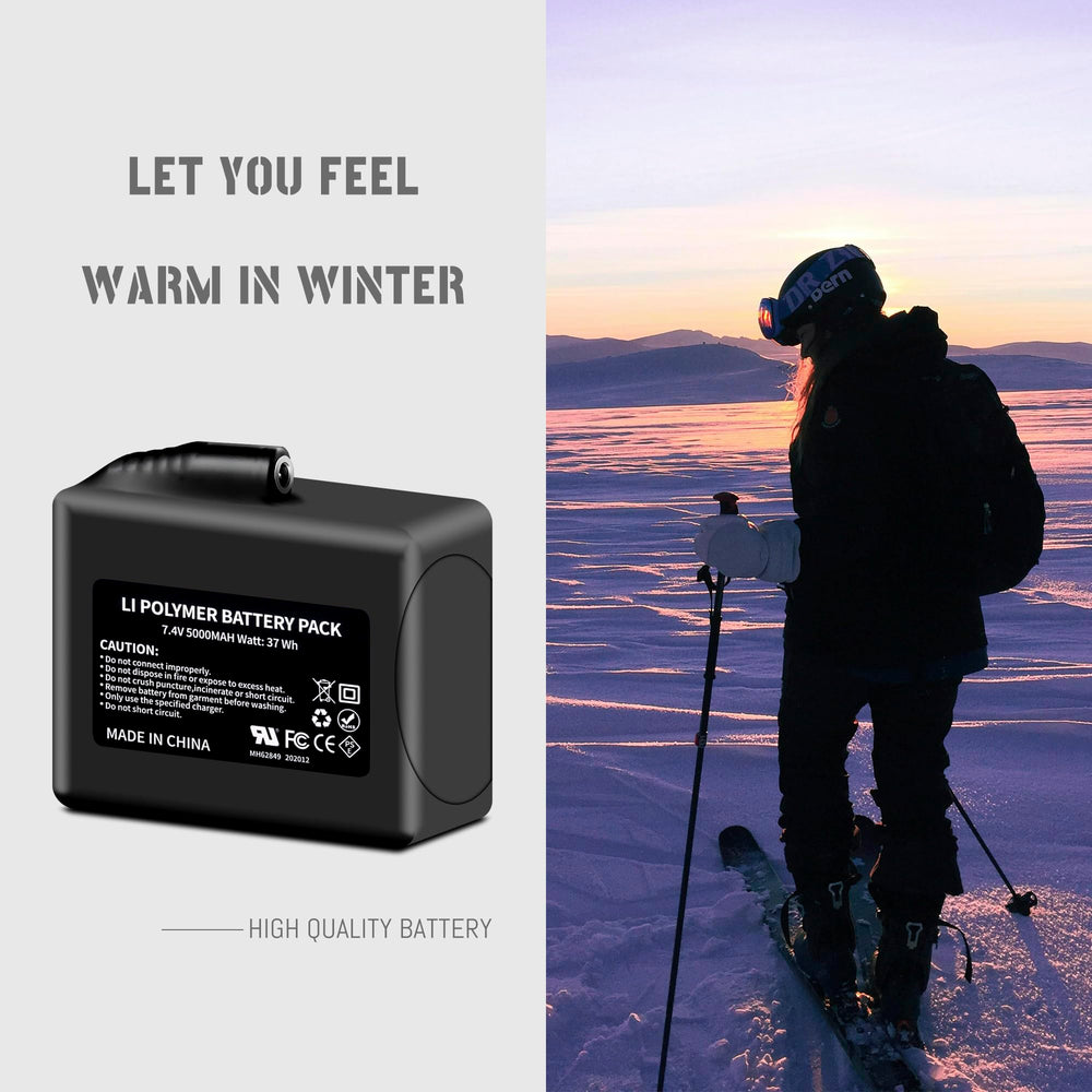 DFTIM aluminum casing battery closeup — durable build and smart IC protection