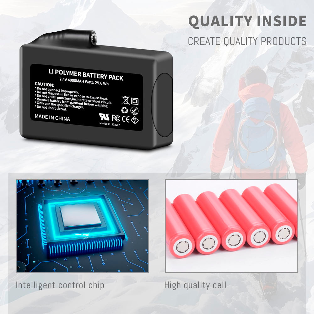 DFTIM charger with 8.4V output for optimal charging